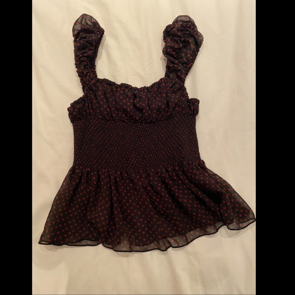 Urban Outfitters top - black/ red 
Size extra small